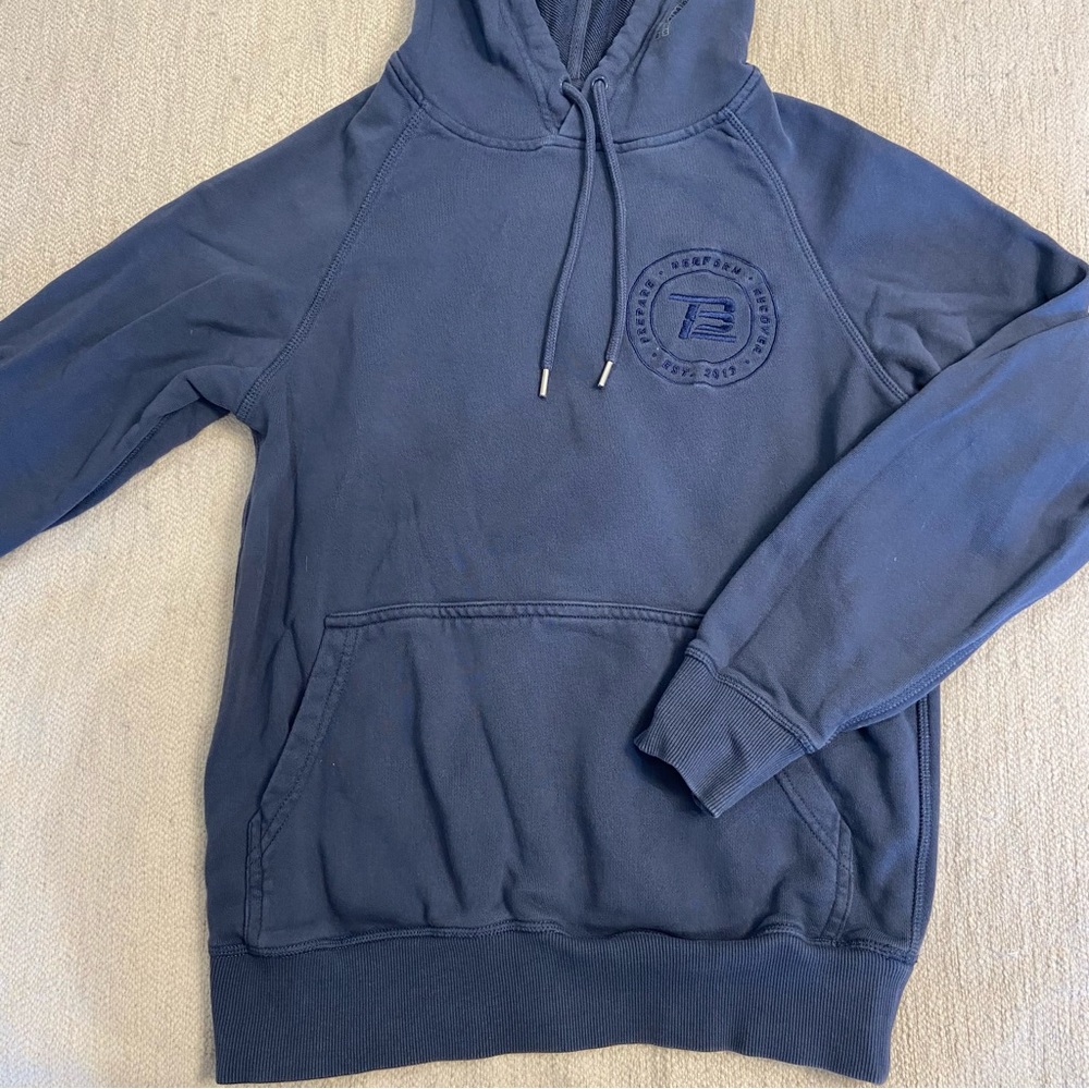 blue gym sweater